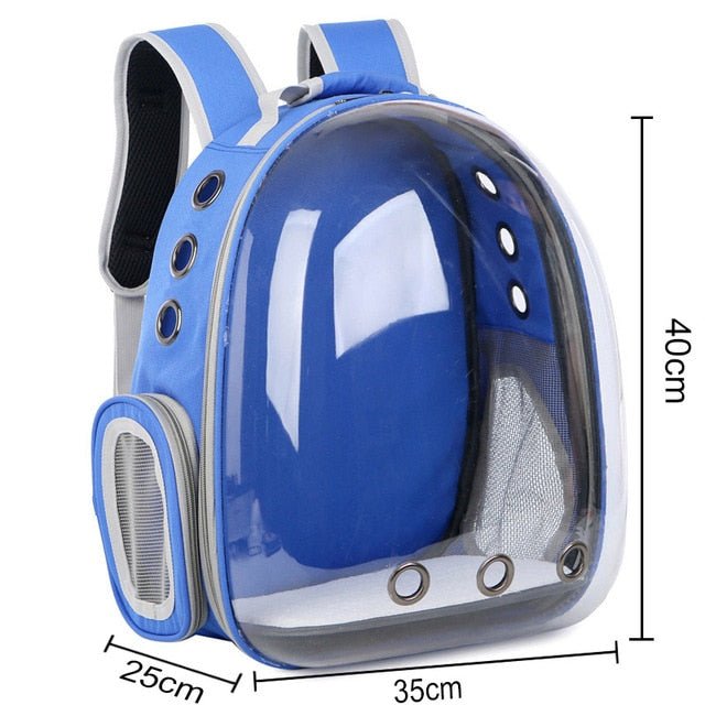 Cat Backpack Carrier Bubble Bag Small Dog Travel Backpack Space